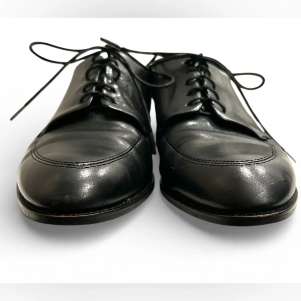 🏷️ Via Spiga Black Leather Men's Oxfords